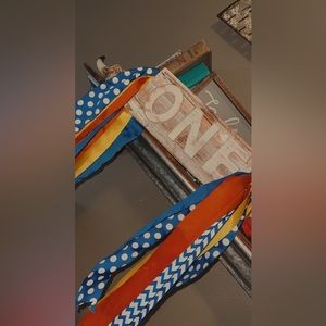 ONE sign used in front of high chair for 1st bday.